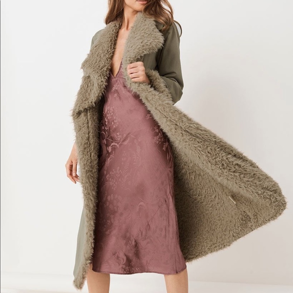 Spell Eagleback Overcoat in Khaki